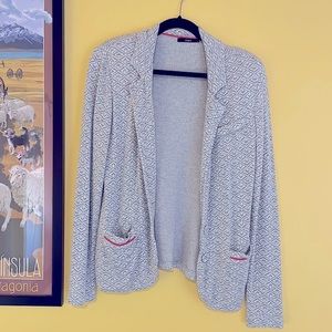Jersey-knit casual blazer